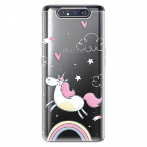 Odolné silikonové pouzdro iSaprio - Unicorn 01 - Samsung Galaxy A80