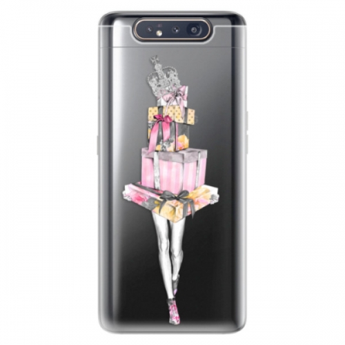 Odolné silikonové pouzdro iSaprio - Queen of Shopping - Samsung Galaxy A80