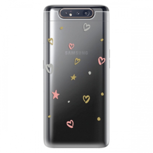 Odolné silikonové pouzdro iSaprio - Lovely Pattern - Samsung Galaxy A80