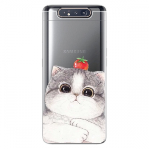 Odolné silikonové pouzdro iSaprio - Cat 03 - Samsung Galaxy A80