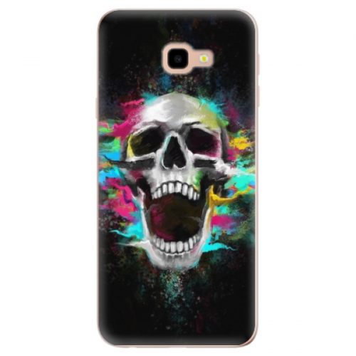 Odolné silikonové pouzdro iSaprio - Skull in Colors - Samsung Galaxy J4+