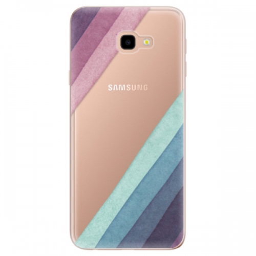 Odolné silikonové pouzdro iSaprio - Glitter Stripes 01 - Samsung Galaxy J4+