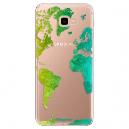 Odolné silikonové pouzdro iSaprio - Cold Map - Samsung Galaxy J4+