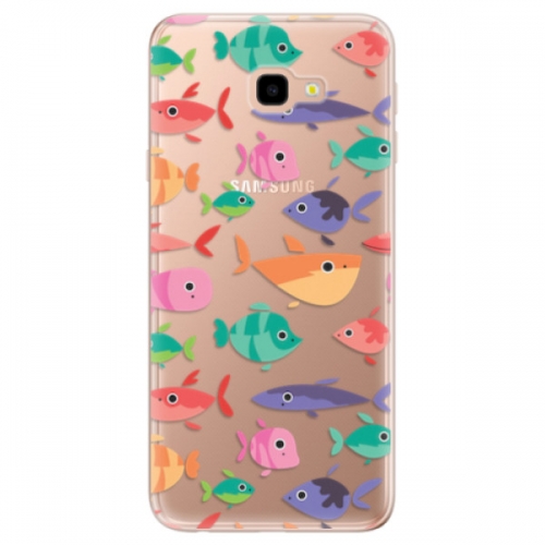 Odolné silikonové pouzdro iSaprio - Fish pattern 01 - Samsung Galaxy J4+