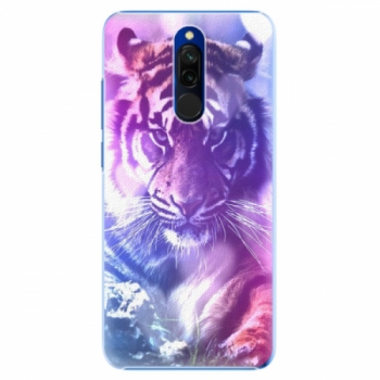 Plastové pouzdro iSaprio - Purple Tiger - Xiaomi Redmi 8