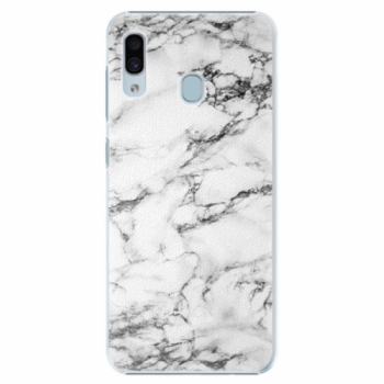 Plastové pouzdro iSaprio - White Marble 01 - Samsung Galaxy A20