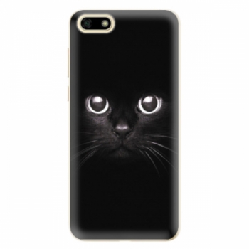 Odolné silikonové pouzdro iSaprio - Black Cat - Huawei Y5 2018