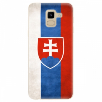 Odolné silikonové pouzdro iSaprio - Slovakia Flag - Samsung Galaxy J6