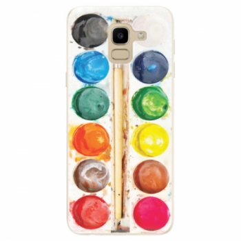 Odolné silikonové pouzdro iSaprio - Watercolors - Samsung Galaxy J6