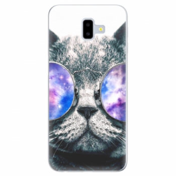 Odolné silikonové pouzdro iSaprio - Galaxy Cat - Samsung Galaxy J6+