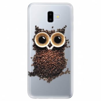 Odolné silikonové pouzdro iSaprio - Owl And Coffee - Samsung Galaxy J6+