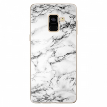 Odolné silikonové pouzdro iSaprio - White Marble 01 - Samsung Galaxy A8 2018