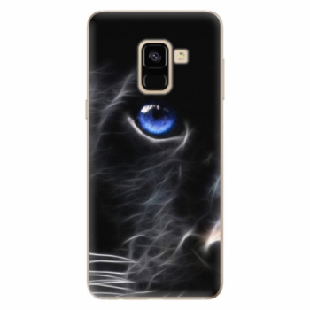 Odolné silikonové pouzdro iSaprio - Black Puma - Samsung Galaxy A8 2018
