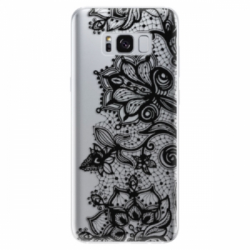 Odolné silikonové pouzdro iSaprio - Black Lace - Samsung Galaxy S8