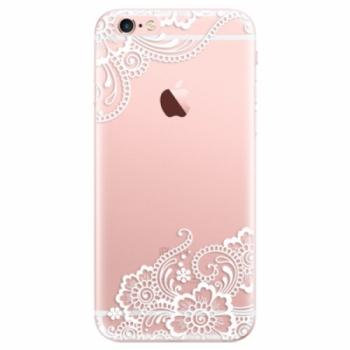 Odolné silikonové pouzdro iSaprio - White Lace 02 - iPhone 6 Plus/6S Plus