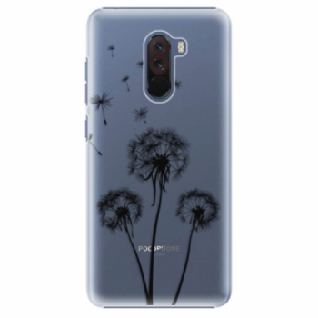Plastové pouzdro iSaprio - Three Dandelions - black - Xiaomi Pocophone F1