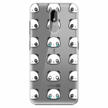 Plastové pouzdro iSaprio - Panda pattern 01 - Nokia 3.2