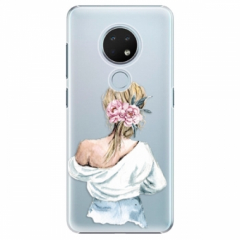 Plastové pouzdro iSaprio - Girl with flowers - Nokia 6.2