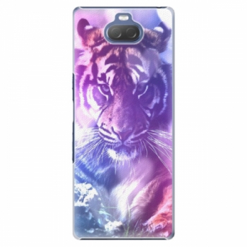 Plastové pouzdro iSaprio - Purple Tiger - Sony Xperia 10 Plus