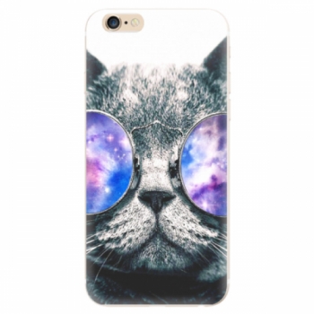 Odolné silikonové pouzdro iSaprio - Galaxy Cat - iPhone 6/6S