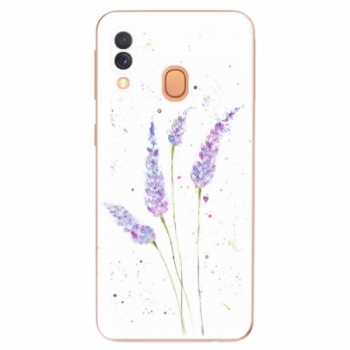 Odolné silikonové pouzdro iSaprio - Lavender - Samsung Galaxy A40