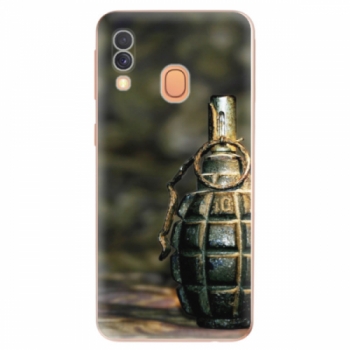 Odolné silikonové pouzdro iSaprio - Grenade - Samsung Galaxy A40
