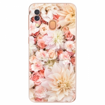 Odolné silikonové pouzdro iSaprio - Flower Pattern 06 - Samsung Galaxy A40