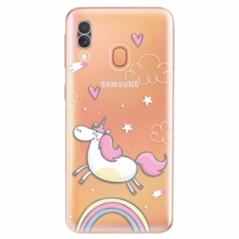 Odolné silikonové pouzdro iSaprio - Unicorn 01 - Samsung Galaxy A40