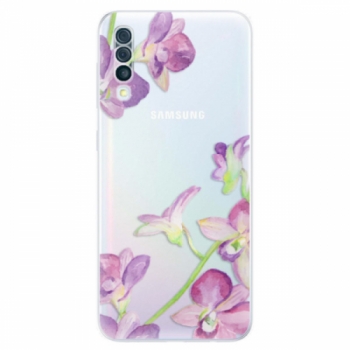 Odolné silikonové pouzdro iSaprio - Purple Orchid - Samsung Galaxy A50