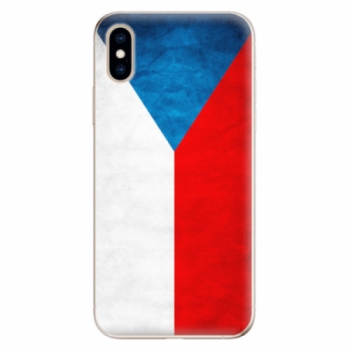 Odolné silikonové pouzdro iSaprio - Czech Flag - iPhone XS