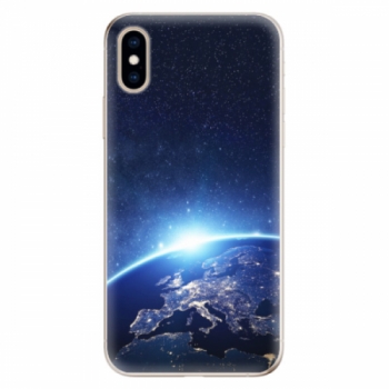 Odolné silikonové pouzdro iSaprio - Earth at Night - iPhone XS