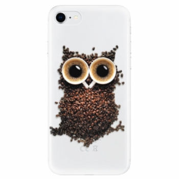 Odolné silikonové pouzdro iSaprio - Owl And Coffee - iPhone SE 2020
