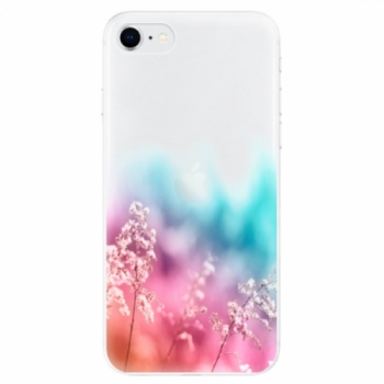 Odolné silikonové pouzdro iSaprio - Rainbow Grass - iPhone SE 2020