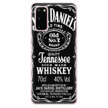 Odolné silikonové pouzdro iSaprio - Jack Daniels - Samsung Galaxy S20