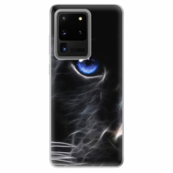 Odolné silikonové pouzdro iSaprio - Black Puma - Samsung Galaxy S20 Ultra