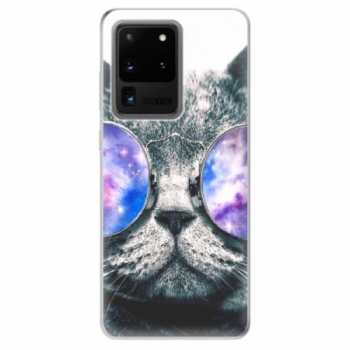 Odolné silikonové pouzdro iSaprio - Galaxy Cat - Samsung Galaxy S20 Ultra