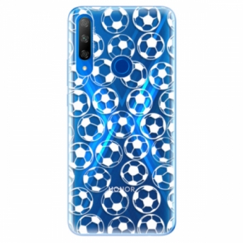 Odolné silikonové pouzdro iSaprio - Football pattern - white - Huawei Honor 9X
