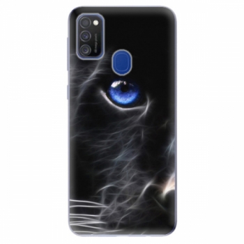Odolné silikonové pouzdro iSaprio - Black Puma - Samsung Galaxy M21