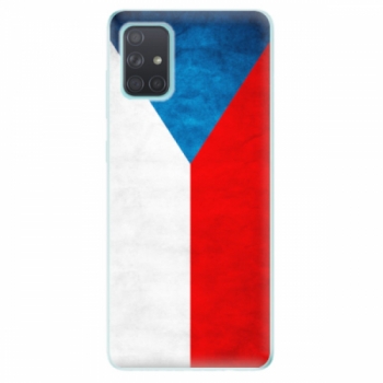 Odolné silikonové pouzdro iSaprio - Czech Flag - Samsung Galaxy A71