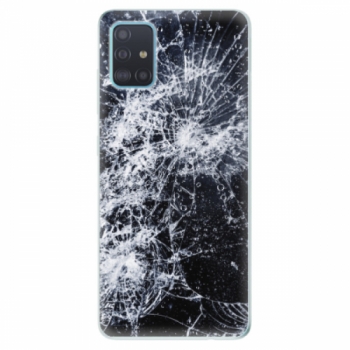Odolné silikonové pouzdro iSaprio - Cracked - Samsung Galaxy A51