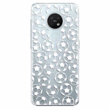 Plastové pouzdro iSaprio - Football pattern - white - Nokia 7.2