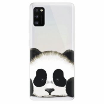 Odolné silikonové pouzdro iSaprio - Sad Panda - Samsung Galaxy A41