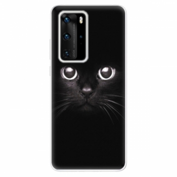 Odolné silikonové pouzdro iSaprio - Black Cat - Huawei P40 Pro