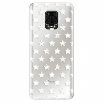 Odolné silikonové pouzdro iSaprio - Stars Pattern - white - Xiaomi Redmi Note 9 Pro / Note 9S