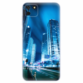 Odolné silikonové pouzdro iSaprio - Night City Blue - Huawei Y5p