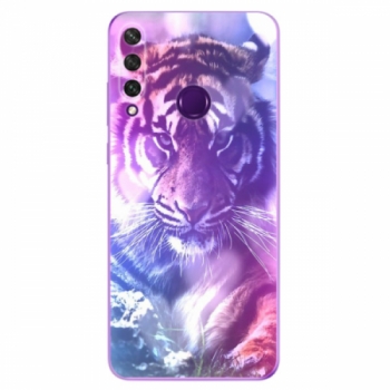 Odolné silikonové pouzdro iSaprio - Purple Tiger - Huawei Y6p