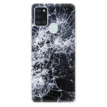 Odolné silikonové pouzdro iSaprio - Cracked - Samsung Galaxy A21s