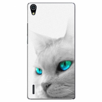 Plastové pouzdro iSaprio - Cats Eyes - Huawei Ascend P7