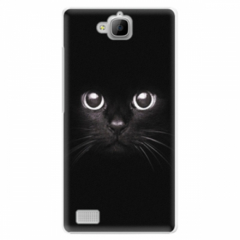 Plastové pouzdro iSaprio - Black Cat - Huawei Honor 3C