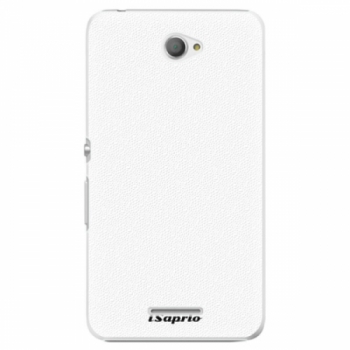 Plastové pouzdro iSaprio - 4Pure - bílý - Sony Xperia E4